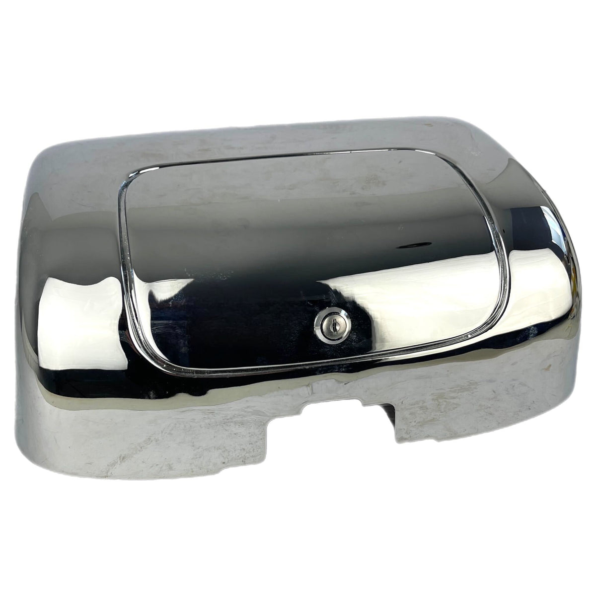 Lambretta Series 2 Li TV Inside Legshield Rally Style Tool Glove Box - Chrome