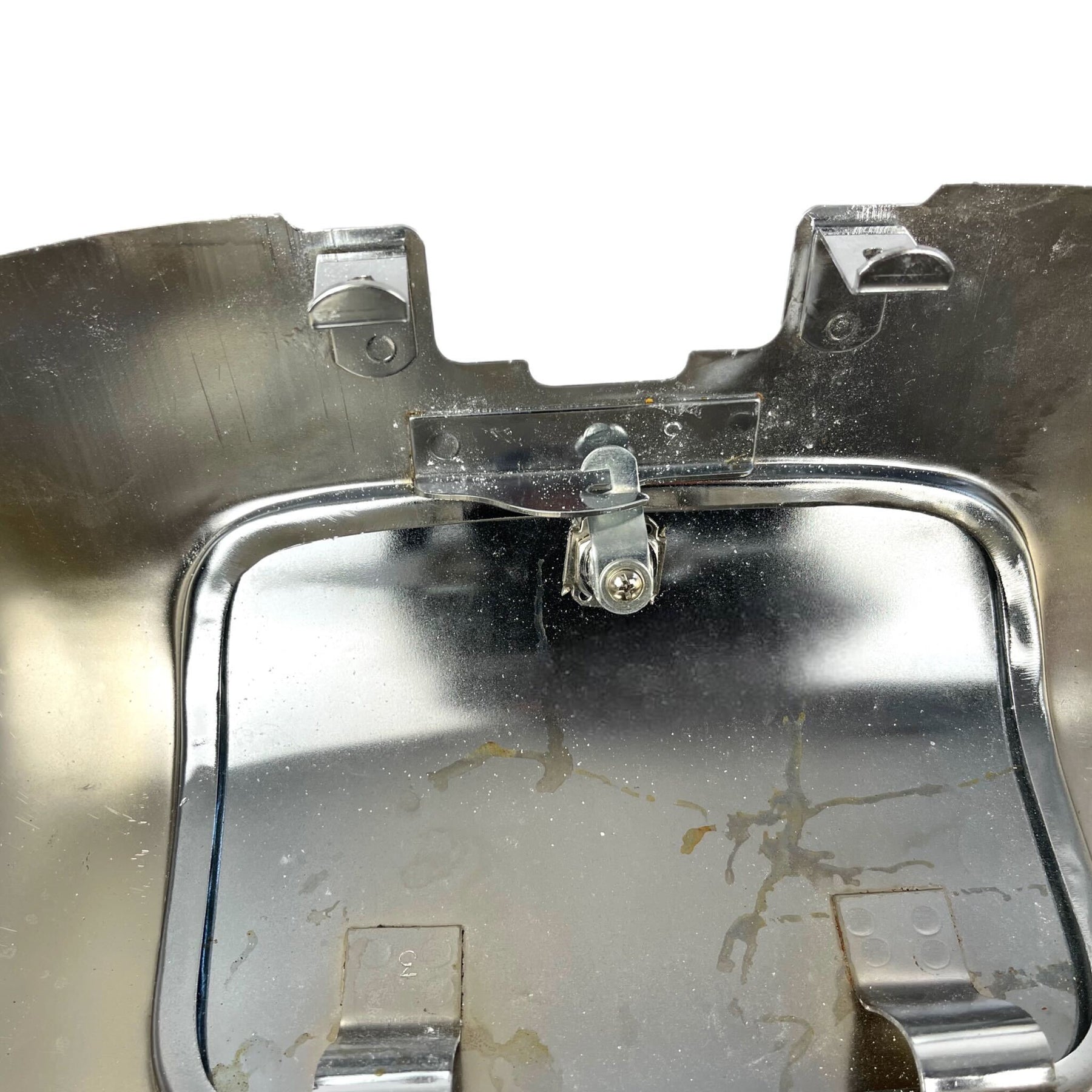 Lambretta Series 2 Li TV Inside Legshield Rally Style Tool Glove Box - Chrome