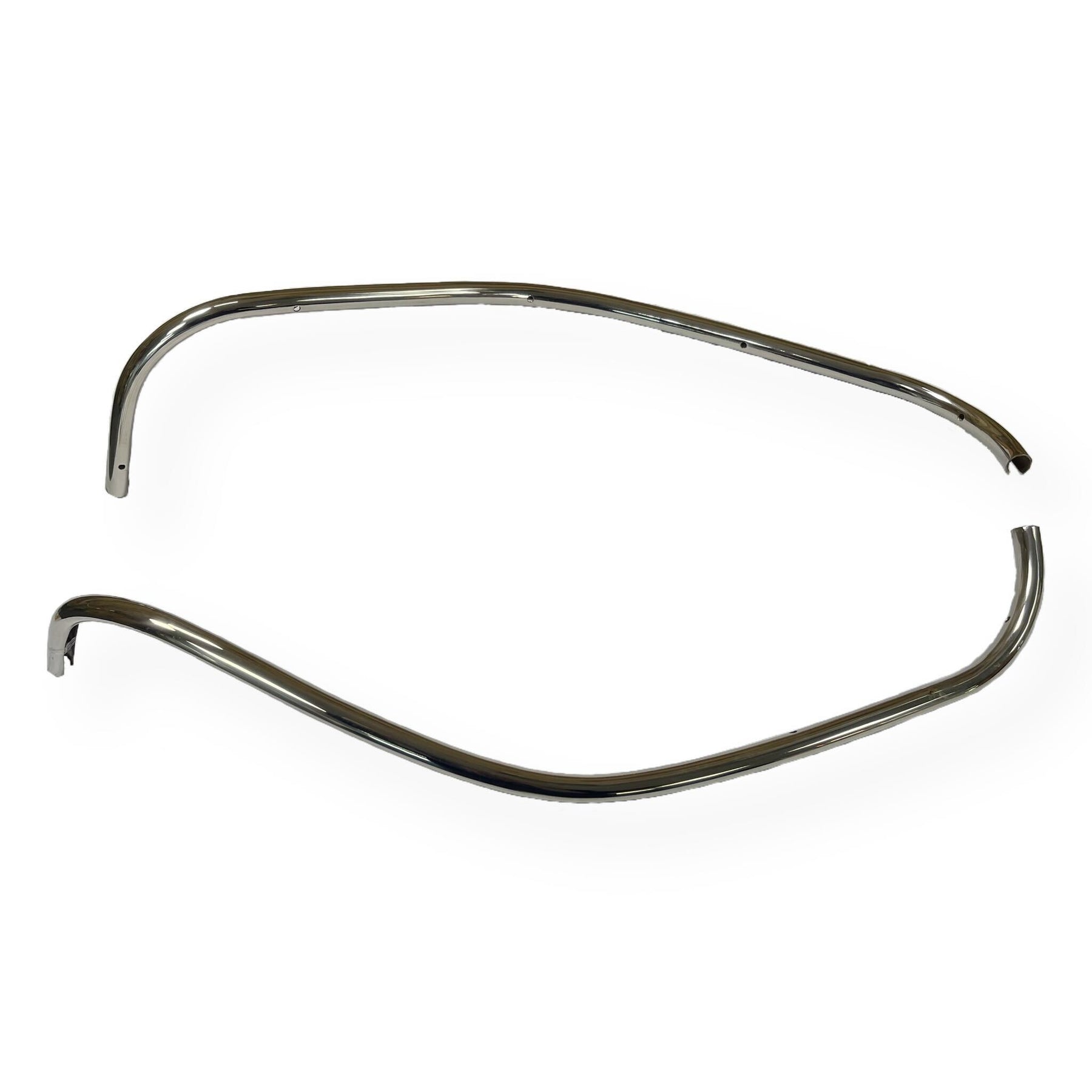 Lambretta GP DL Leg Shield Beading Trim - Polished Stainless Steel