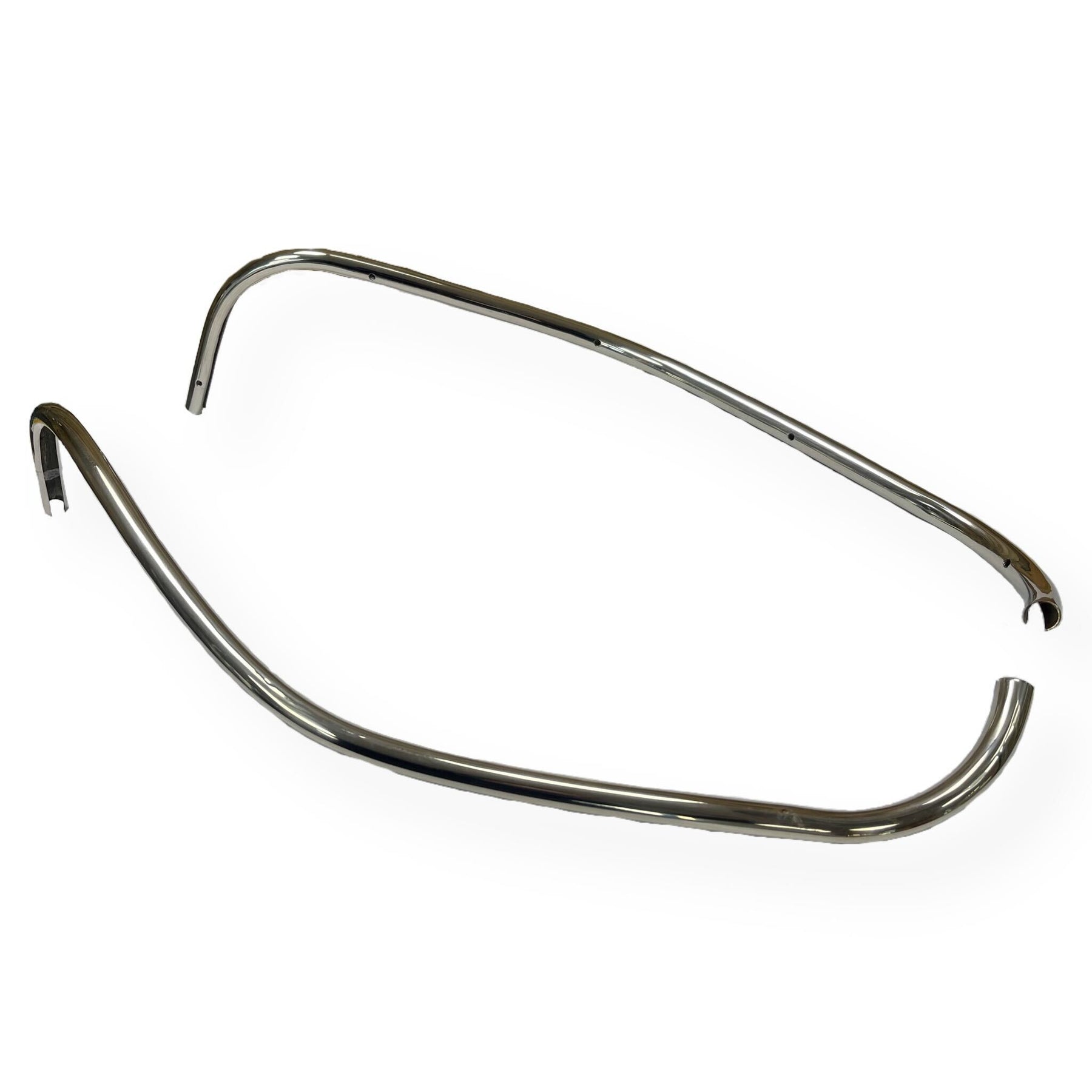Lambretta GP DL Leg Shield Beading Trim - Polished Stainless Steel