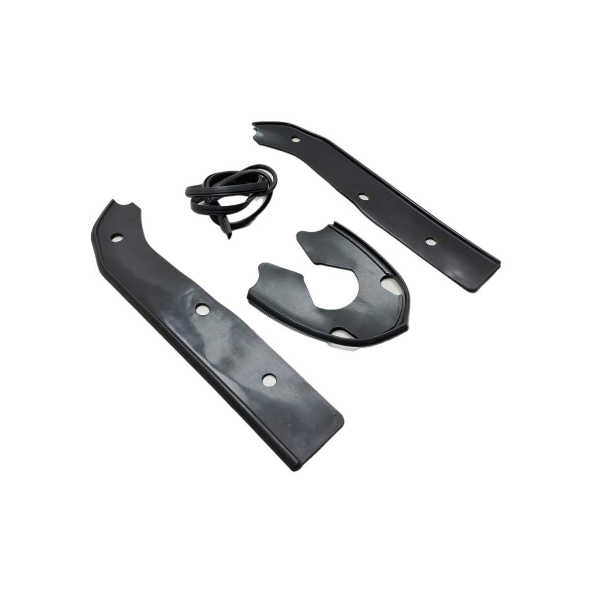 Lambretta Series 3 GP LiS SX Horncover & Front Mudguard Rubber Kit Grey