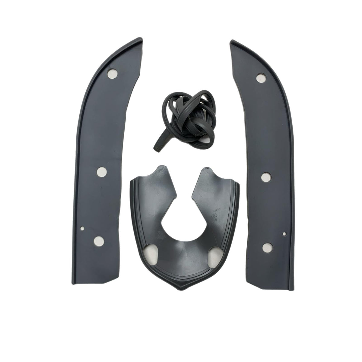 Lambretta Series 3 GP LiS SX Horncover & Front Mudguard Rubber Kit Grey