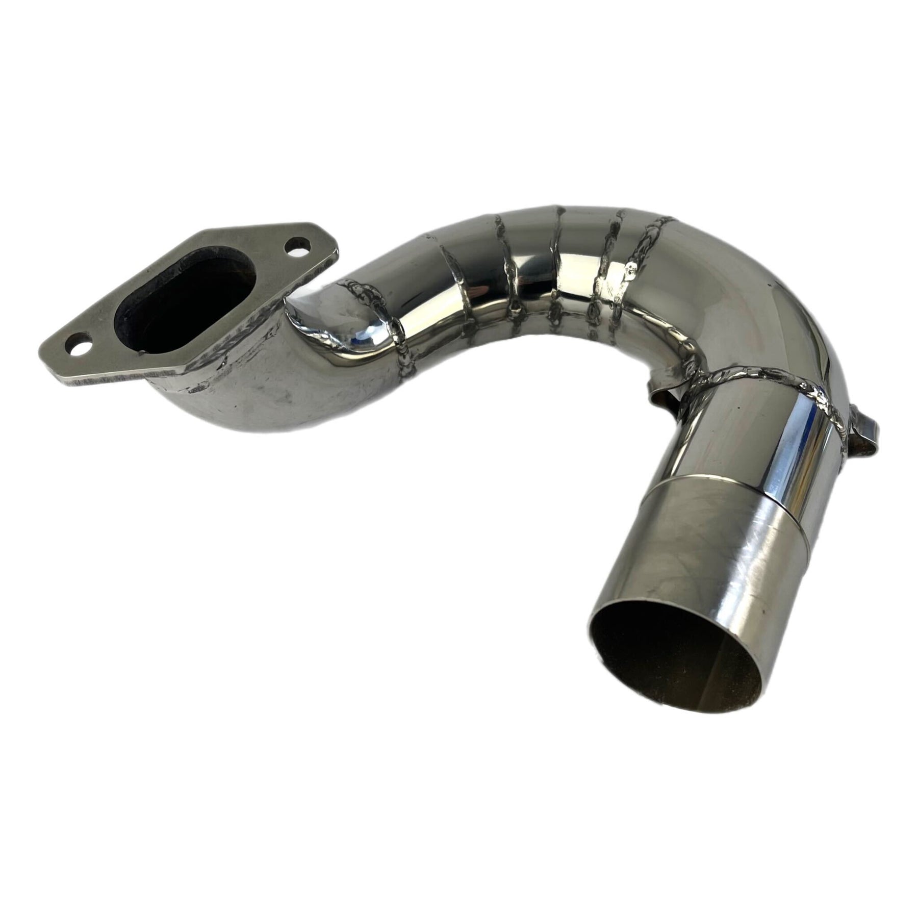 Lambretta Series 3 Li GP SX Sterling Exhaust Manifold U-Bend - Stainless Steel