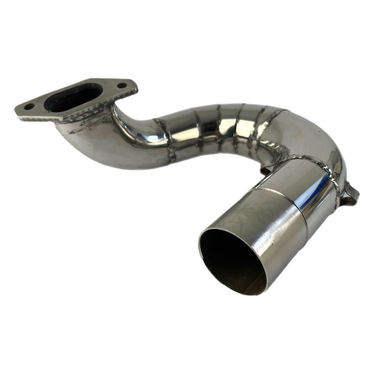 Lambretta Series 3 Li GP SX Sterling Exhaust Manifold U-Bend - Stainless Steel