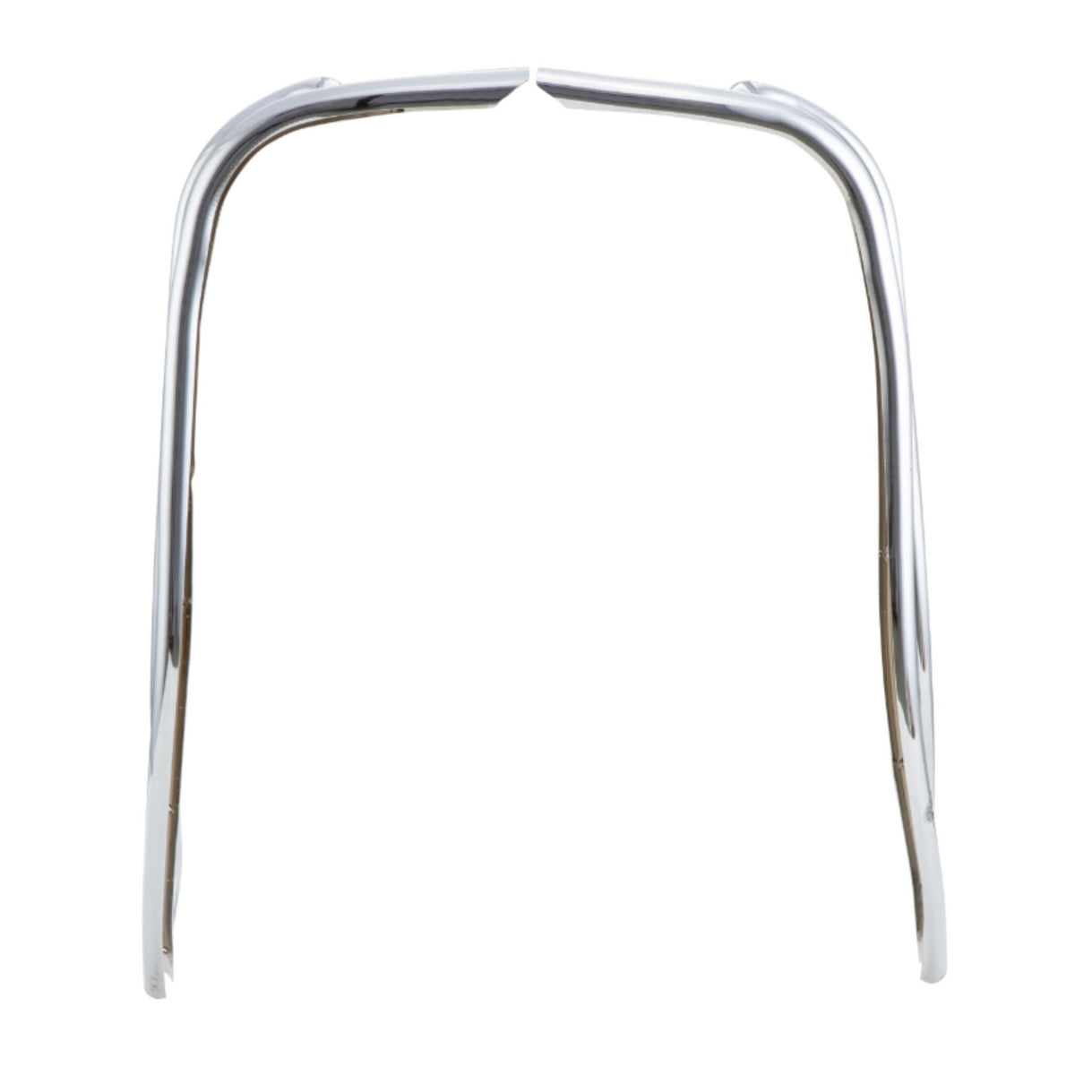 Lambretta Series 3 Li GP SX TV Chrome Double Legshield Beading ULMA Style - Red Gem