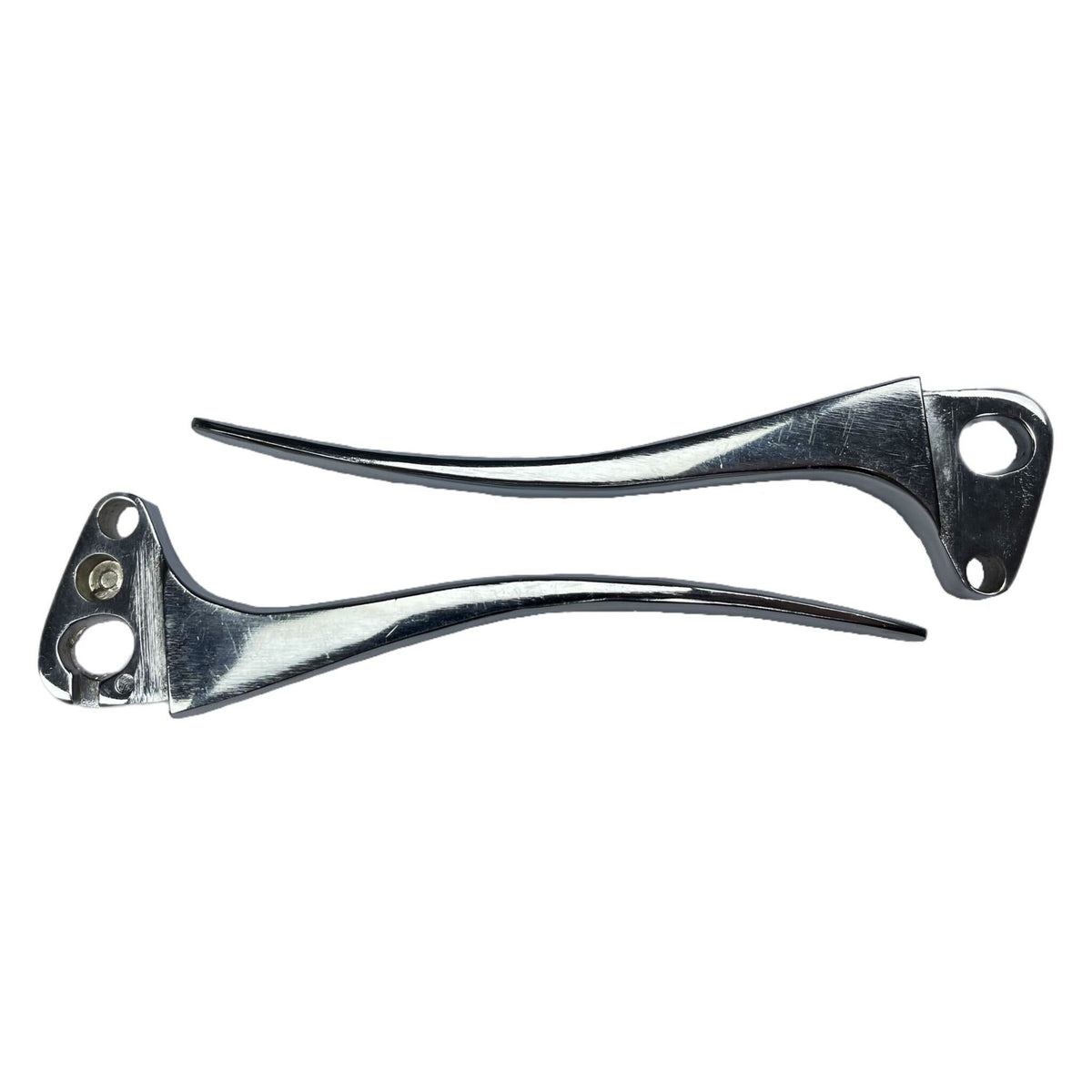 Lambretta Series 3 Li GP SX TV Handlebar Levers - Pointed - Chrome