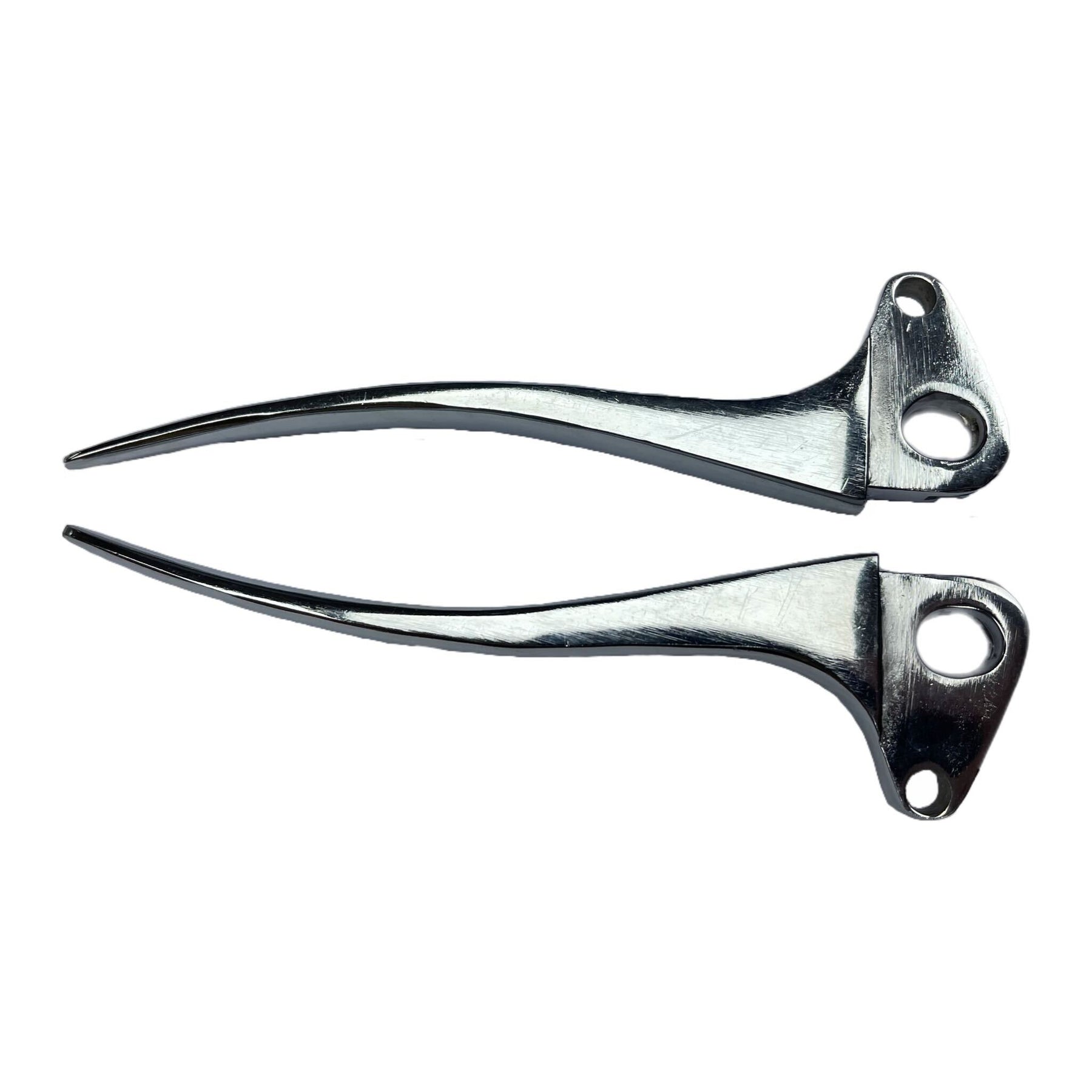 Lambretta Series 3 Li GP SX TV Handlebar Levers - Pointed - Chrome