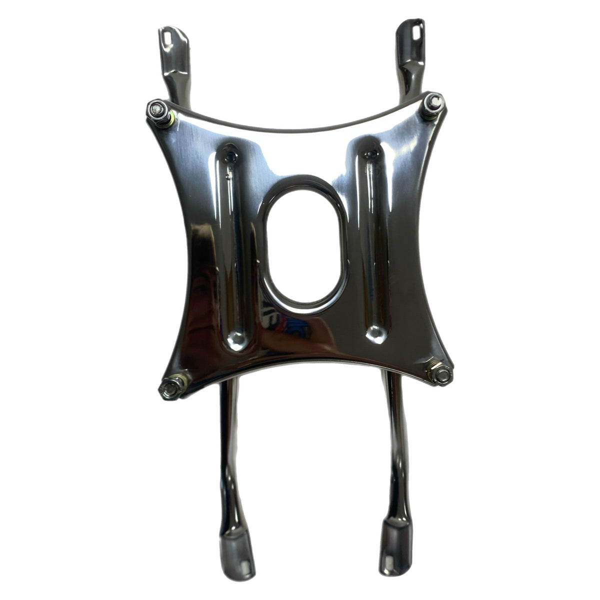 Lambretta Series 3 Li GP SX TV Inside Legshield Spare Wheel Carrier - Stainless Steel