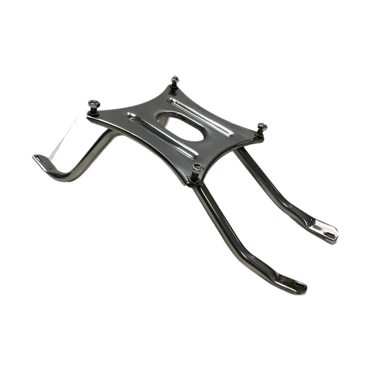 Lambretta Series 3 Li GP SX TV Inside Legshield Spare Wheel Carrier - Stainless Steel