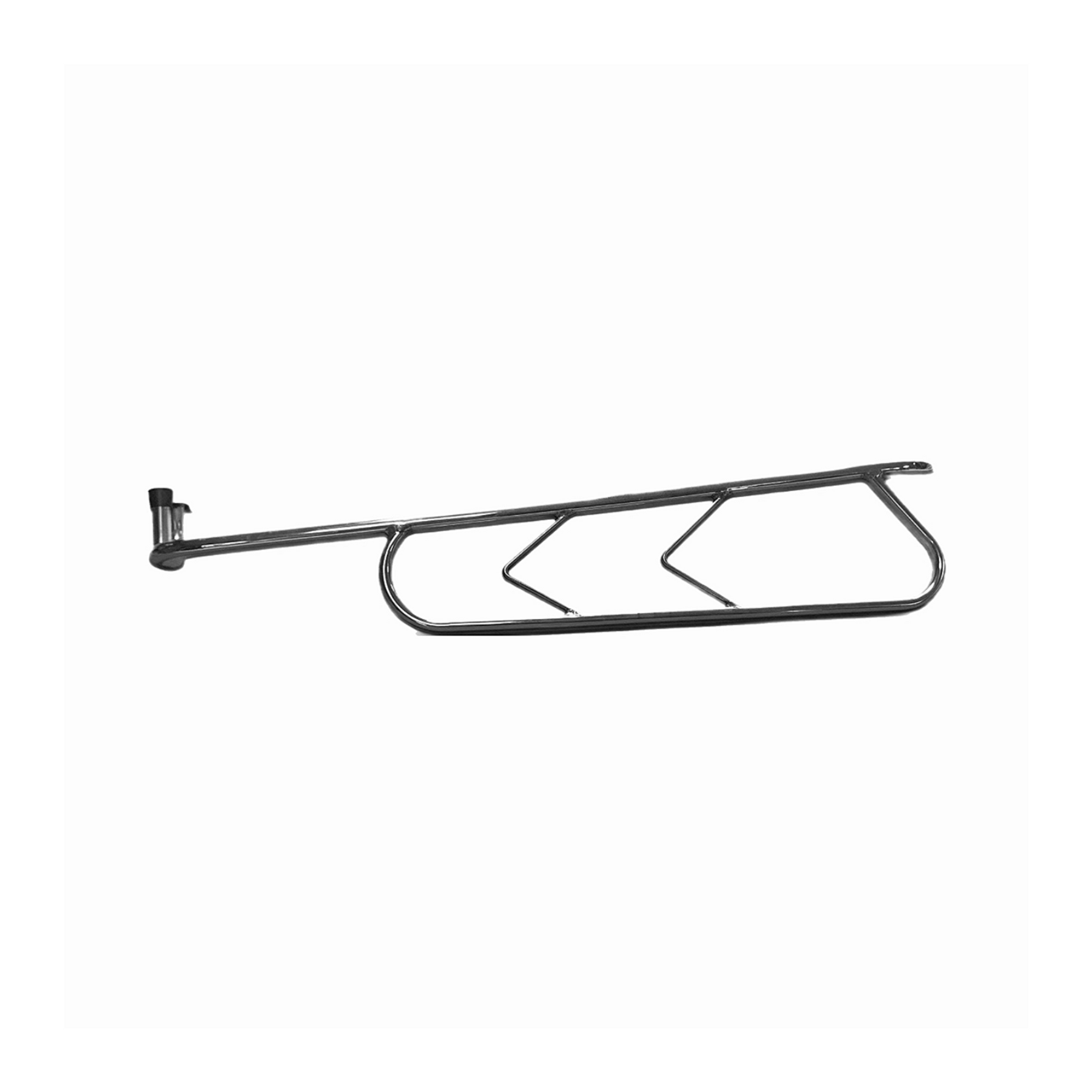 Lambretta Series 3 Li GP SX TV Rear Crash Bars Florida Style Fish Tail - Polished Stainless Steel