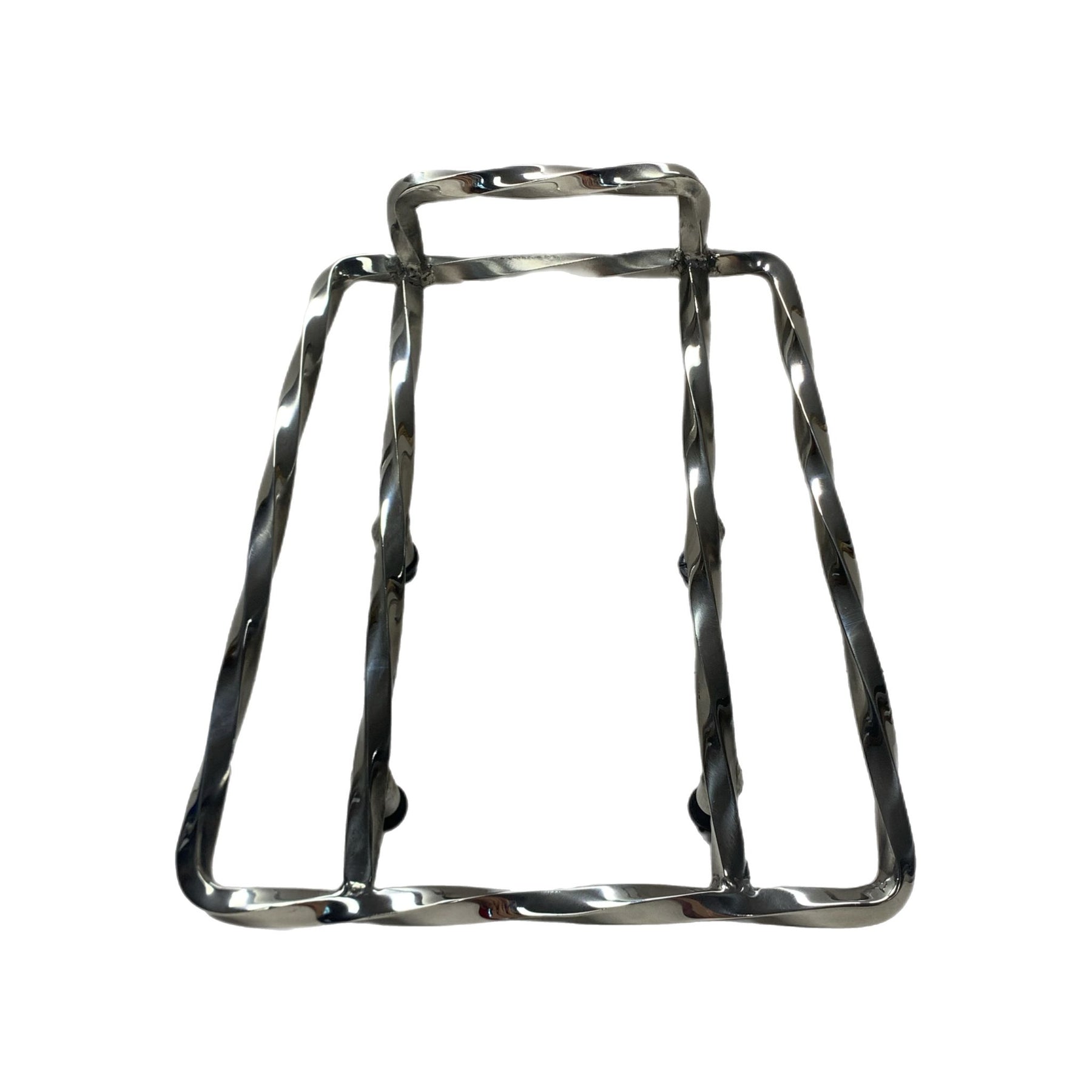Lambretta Series 3 Li GP SX TV Twisted Rear Sprint Rack - Polished Stainless Steel