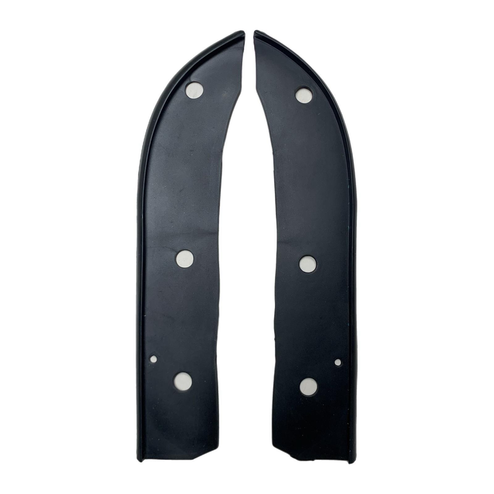 Lambretta Series 3 Li Serveta Horncover & Front Mudguard Rubber Kit - Black