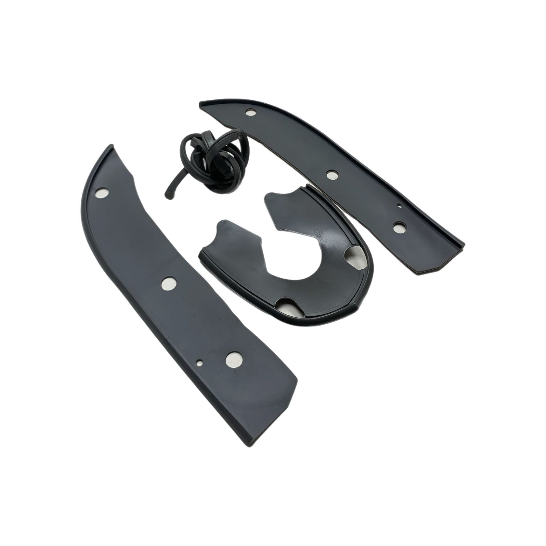 Lambretta Series 3 Li Serveta Horncover & Front Mudguard Rubber Kit Grey