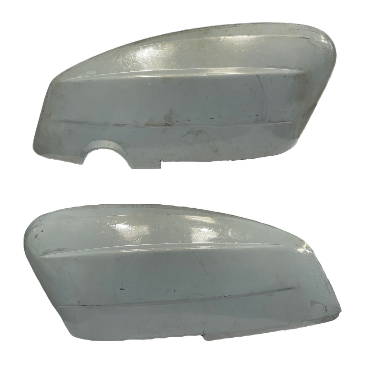 Lambretta Series 4 Li Serveta Clip On Side Panels - Bare Metal