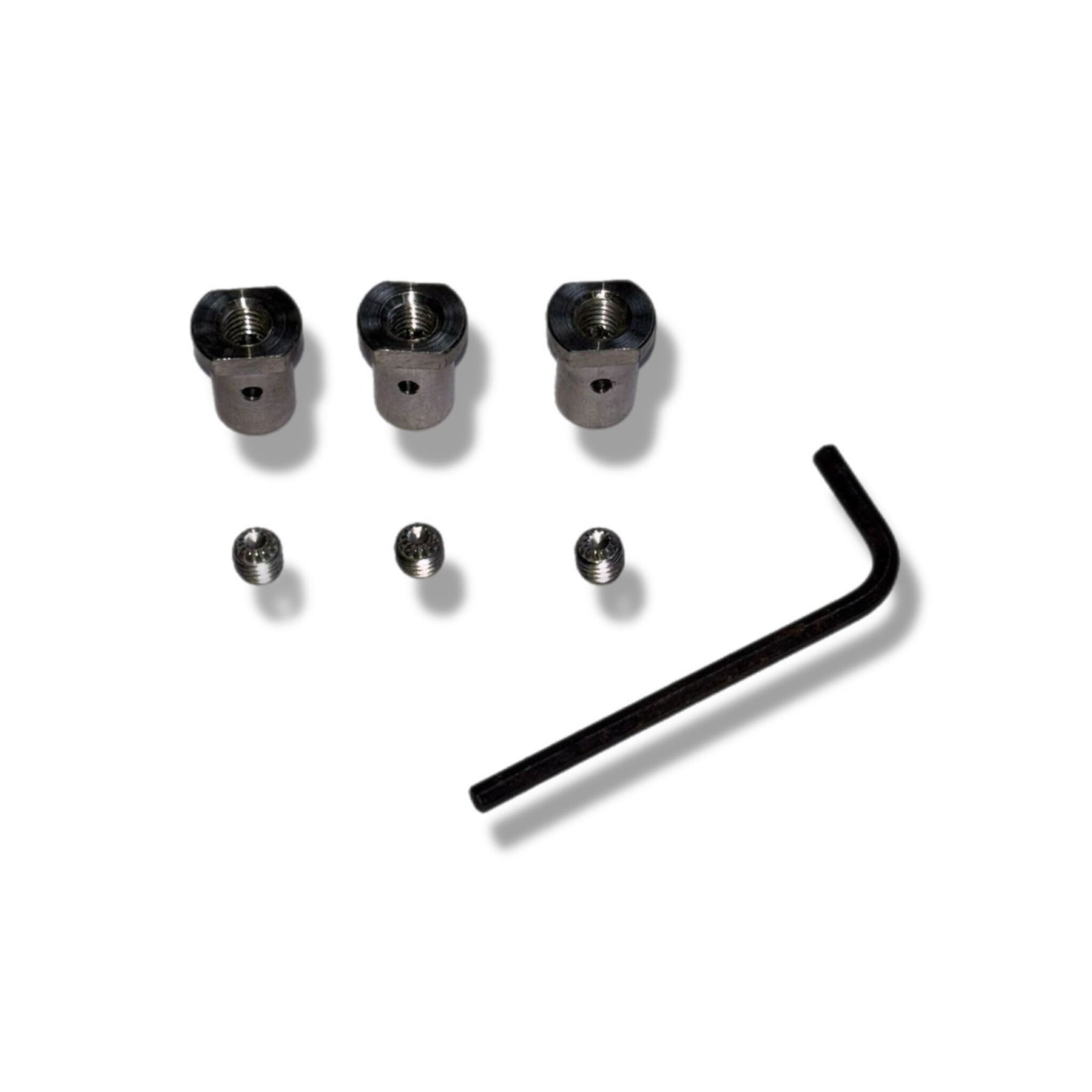 Lambretta S1-3 Li GP SX TV Polished Stainless Cable Nipple Trunnion Kit Allen Hex Key