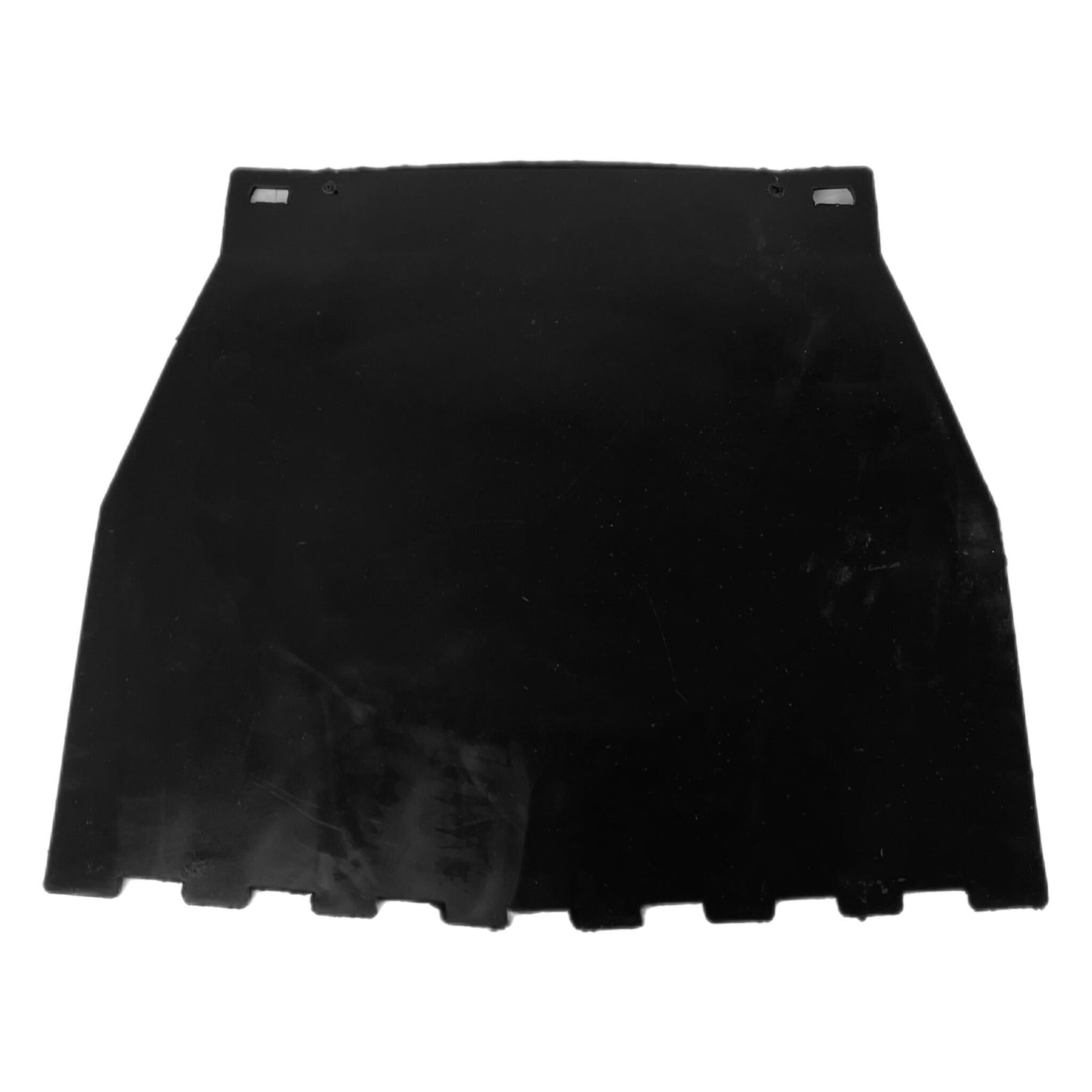 Lambretta Striped Mudflap - Black and White