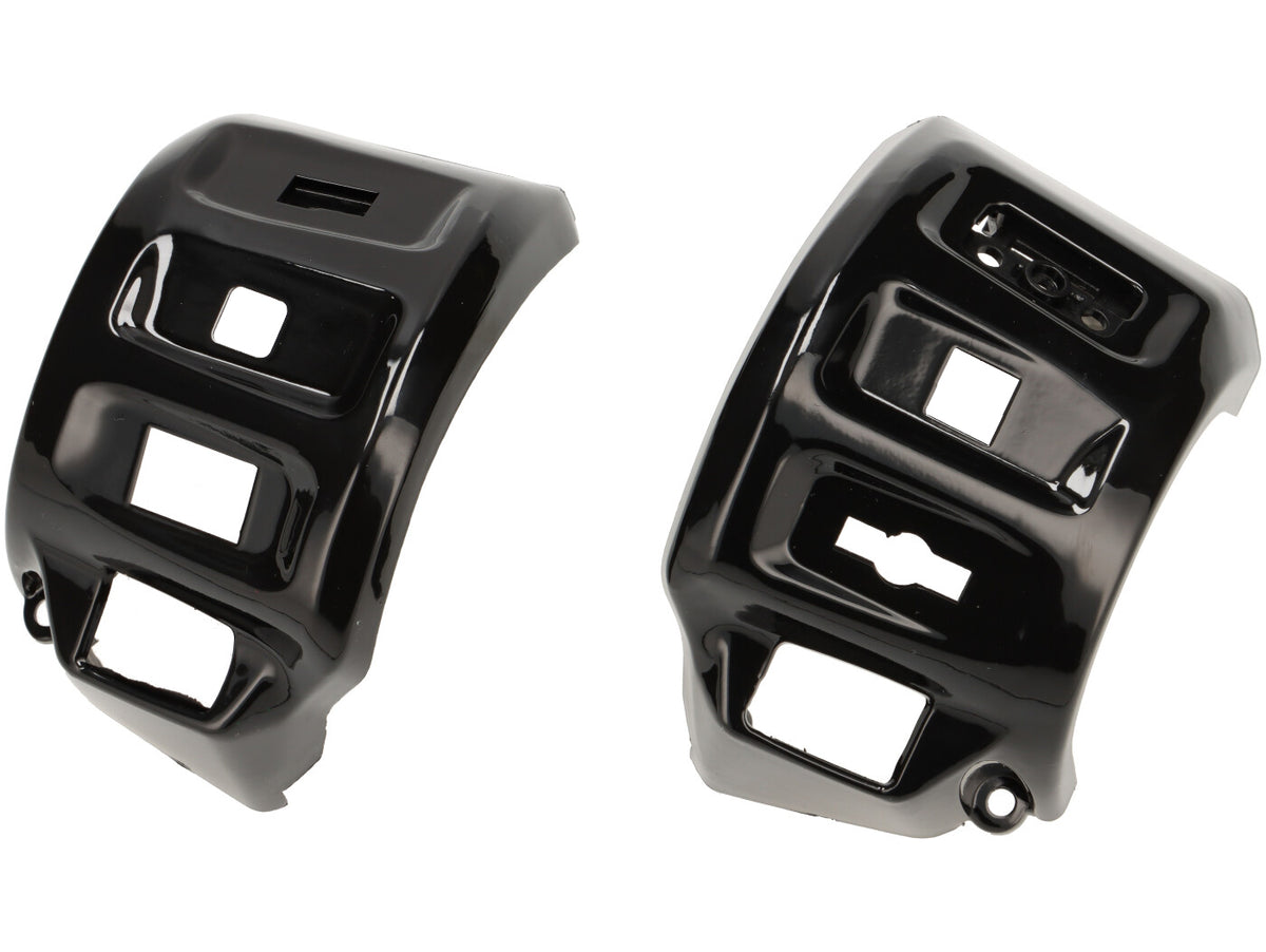 Vespa GTS 125-300 RST/Keyless 2023- BGM Pro Light Indicator Switch Housing Set - Gloss BLack