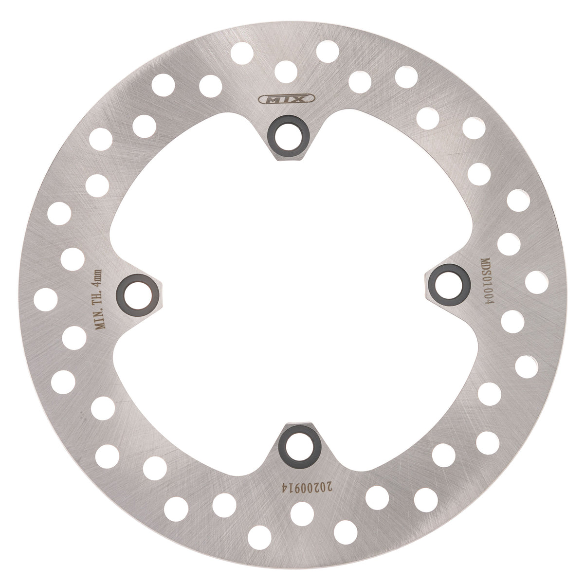 MTX Performance Brake Disc Rear Solid Round Honda MD6013 #01004 - Beedspeed