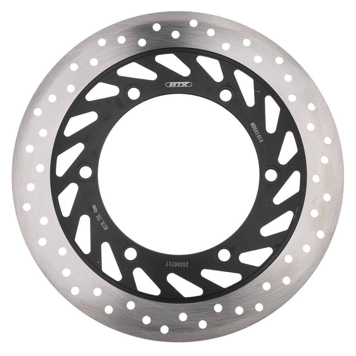 MTX Performance Brake Disc Front Solid Round Honda MD1008 Right Hand #01010 - Beedspeed