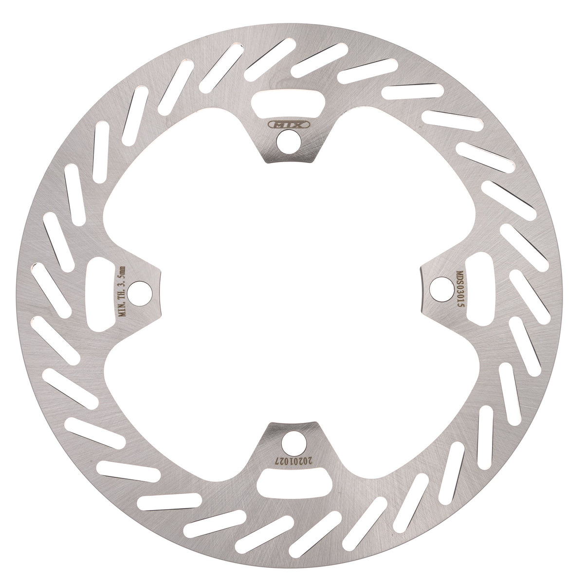 MTX Performance Brake Disc Rear Solid Round Kawasaki Suzuki MD6208 #03015