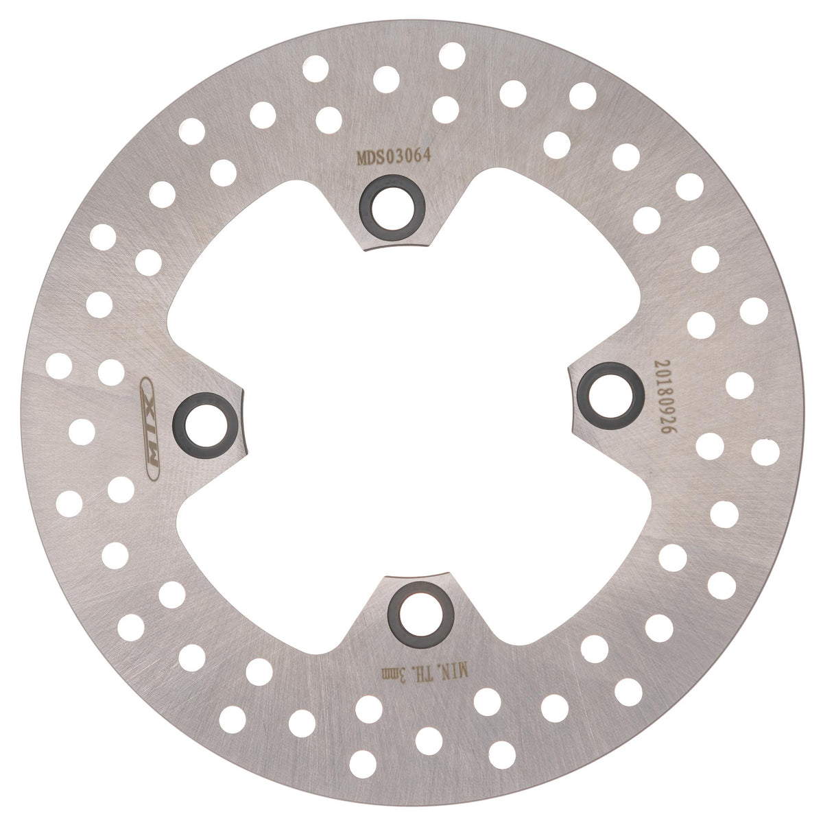 MTX Performance ATV Brake Disc Front Solid Round Kawasaki MD6188 #03064