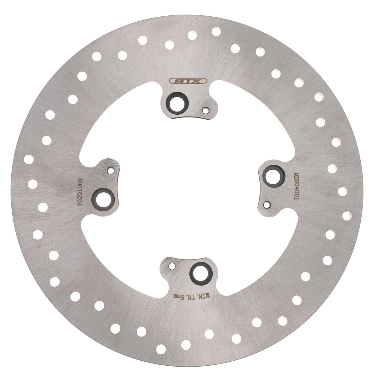 MTX Performance Brake Disc Rear Solid Round Triumph MD820 #04001