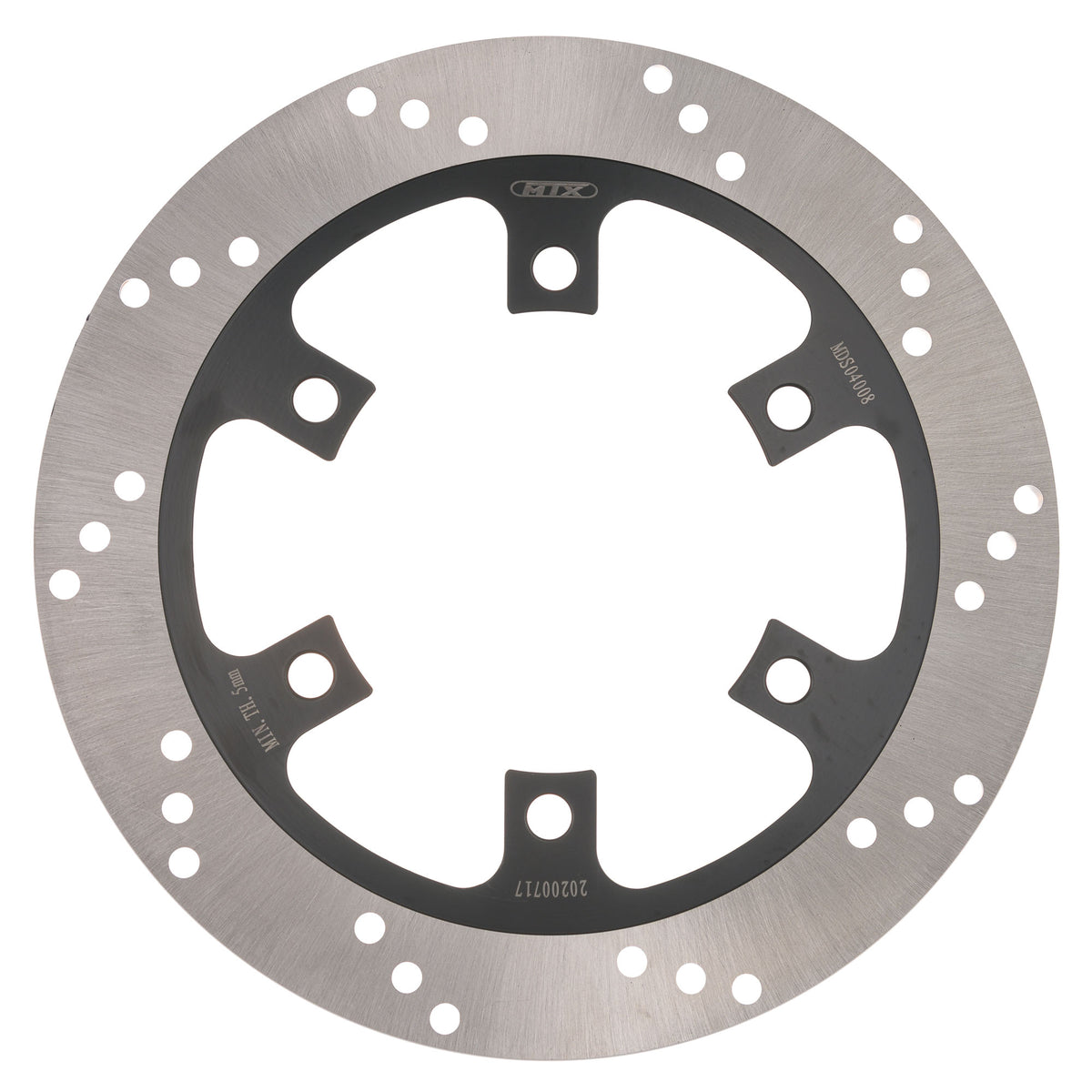 MTX Performance Brake Disc Rear Solid Round Triumph MD641 #04008 - Beedspeed