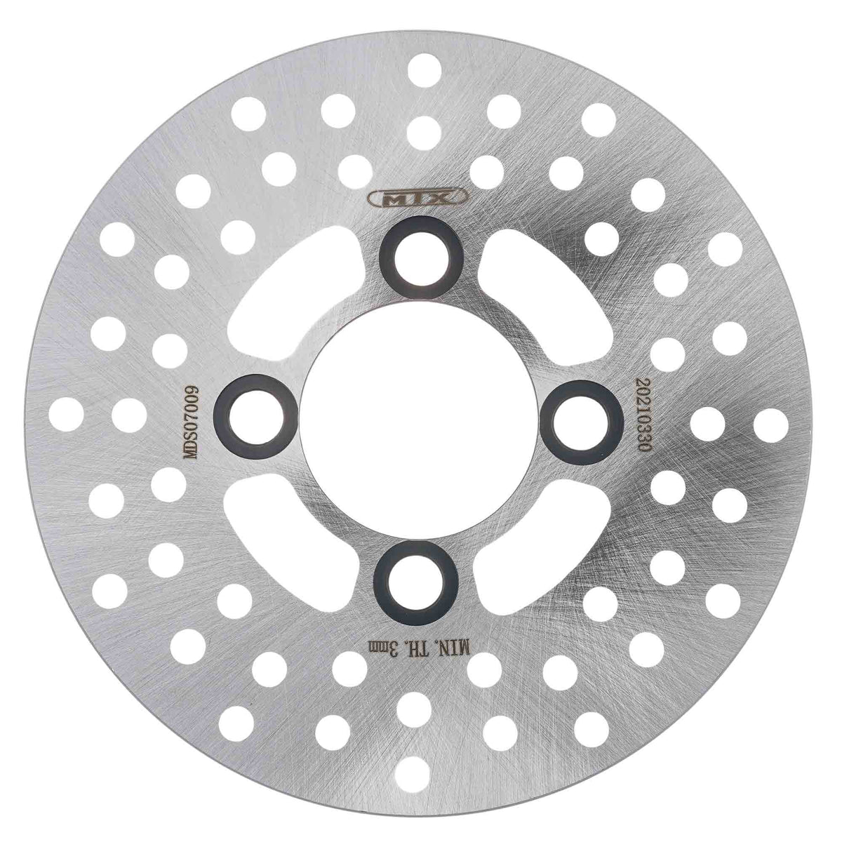 MTX Performance ATV Brake Disc Front Solid Round Yamaha MD6054 #07009