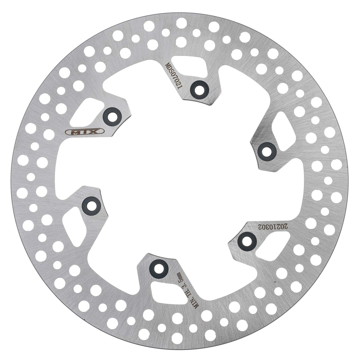 MTX Performance Brake Disc Rear Solid Round Yamaha MD6190 #07021