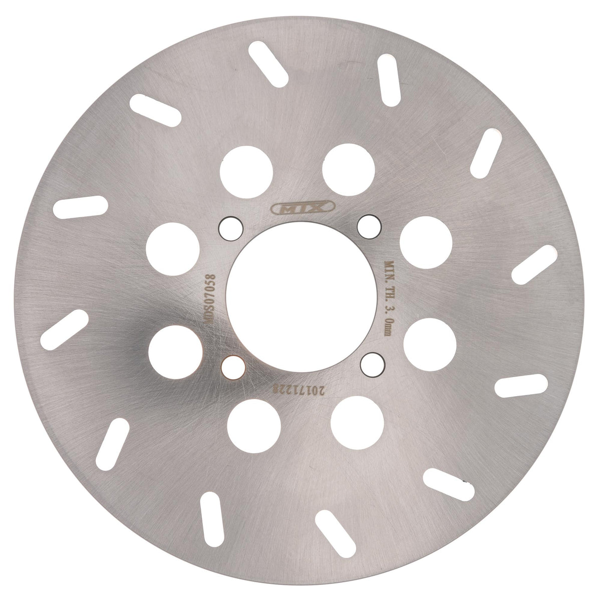 MTX Performance ATV Brake Disc Rear Solid Round Yamaha MD6174 #07058