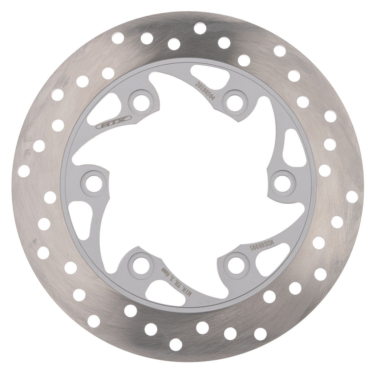 MTX Performance Brake Disc Rear Solid Round KTM MD850 #08001