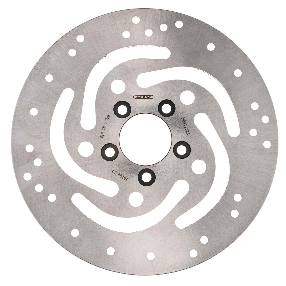 MTX Performance Brake Disc Rear Solid Round Harley Davidson MD513 #11023