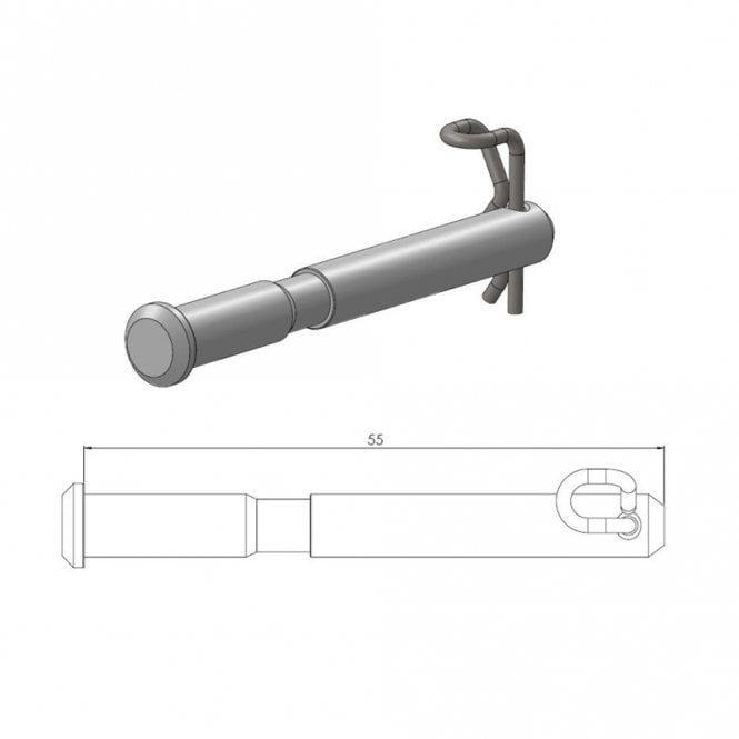 Moto-Master Husqvarna 2018 Magura Front Caliper Brake Pad Pin - 213066