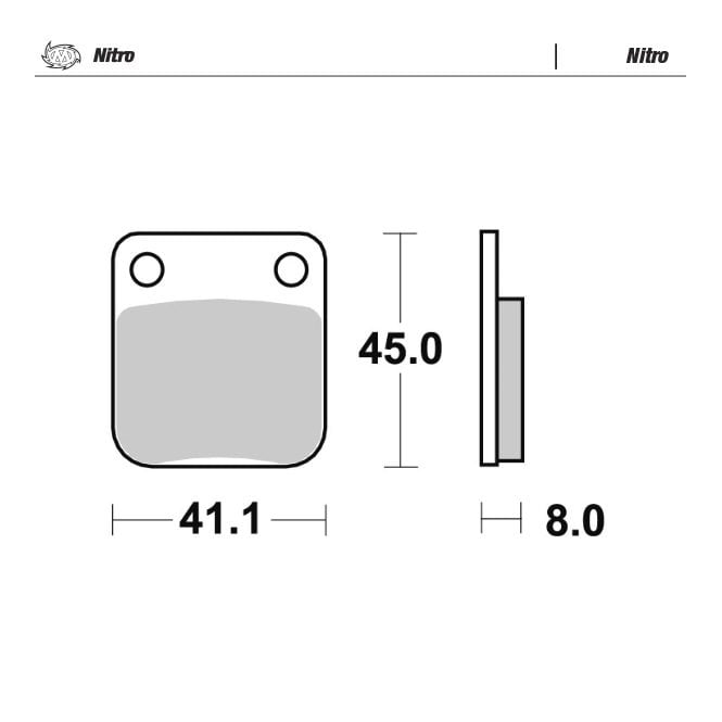 Moto-Master Nitro Brake Pads - 90021