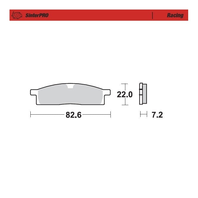 Moto-Master Racing SinterPRO Brake Pads - 91211