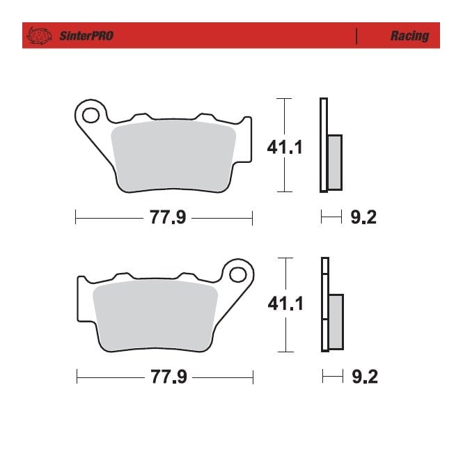 Moto-Master Racing SinterPRO Brake Pads - 93211
