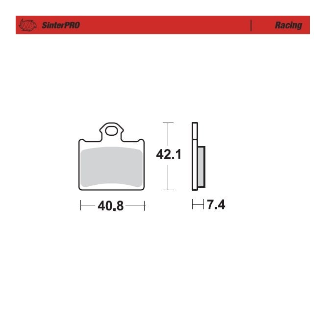 Moto-Master Racing SinterPRO Brake Pads - 96711