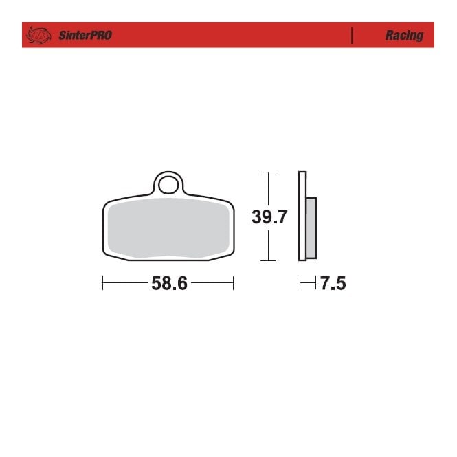 Moto-Master Racing SinterPRO Brake Pads - 97411