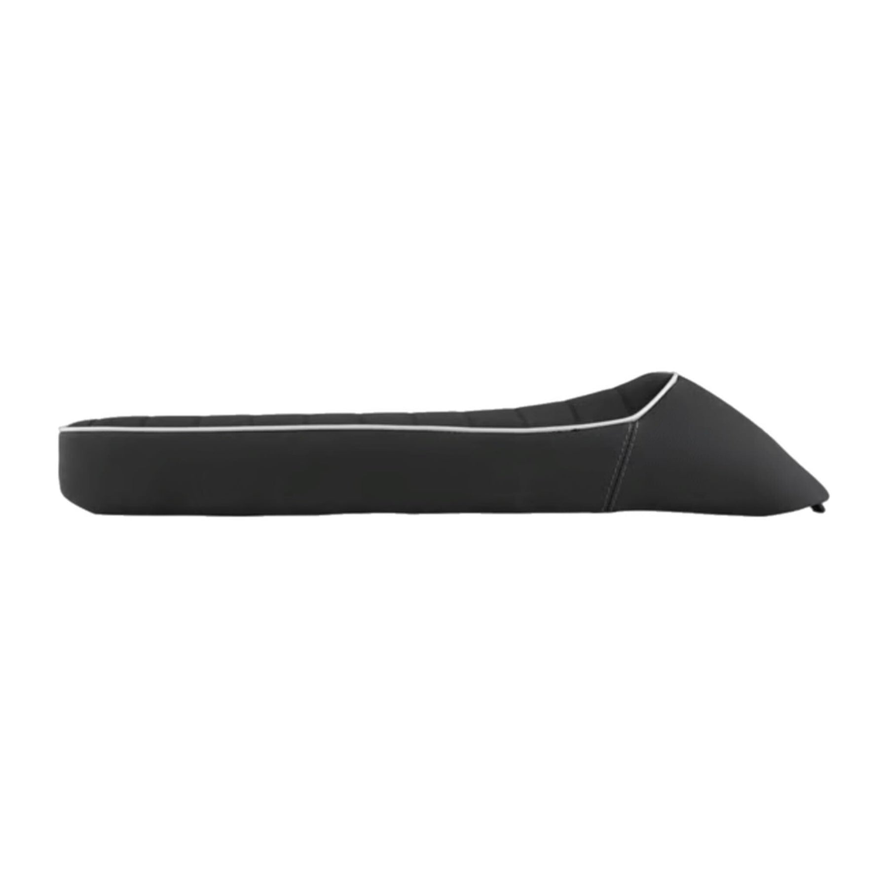 Vespa PX Super Sprint VBA/VBB GT/R 125-200cc NISA Sella Sport Racing Seat - Black / Grey Piping