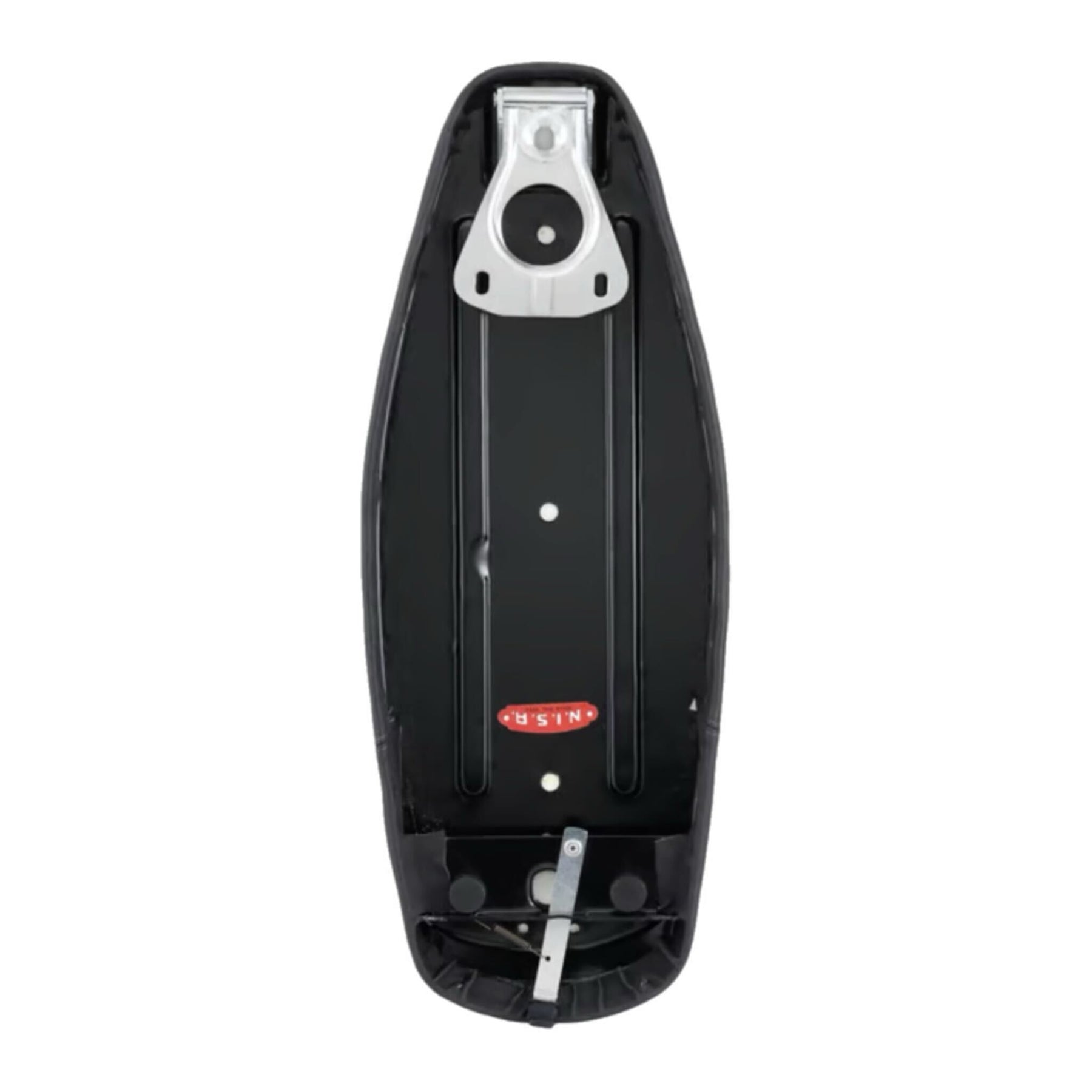 Vespa PX Super Sprint VBA/VBB GT/R 125-200cc NISA Sella Sport Racing Seat - Black / Grey Piping