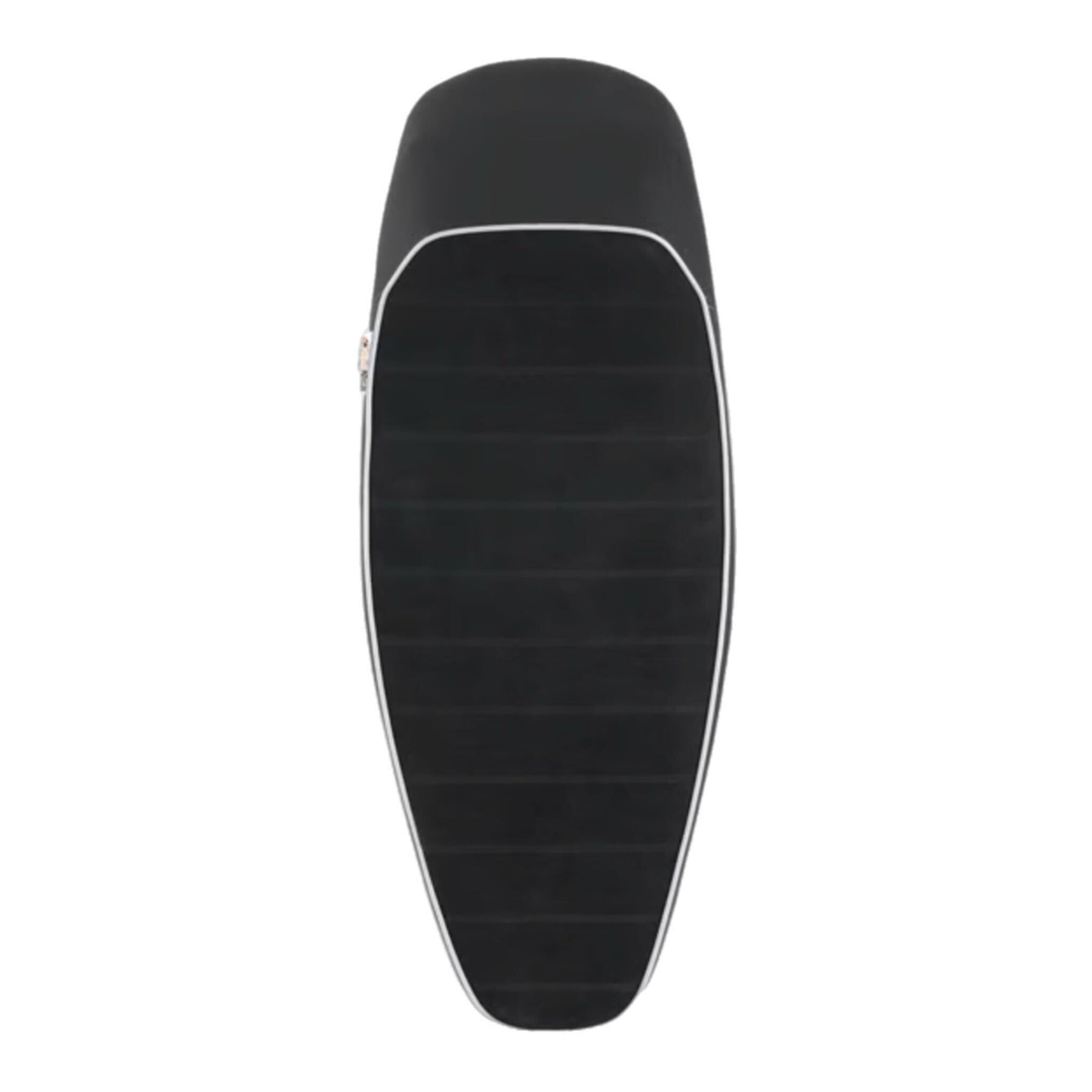 Vespa PX Super Sprint VBA/VBB GT/R 125-200cc NISA Sella Sport Racing Seat - Black / Grey Piping