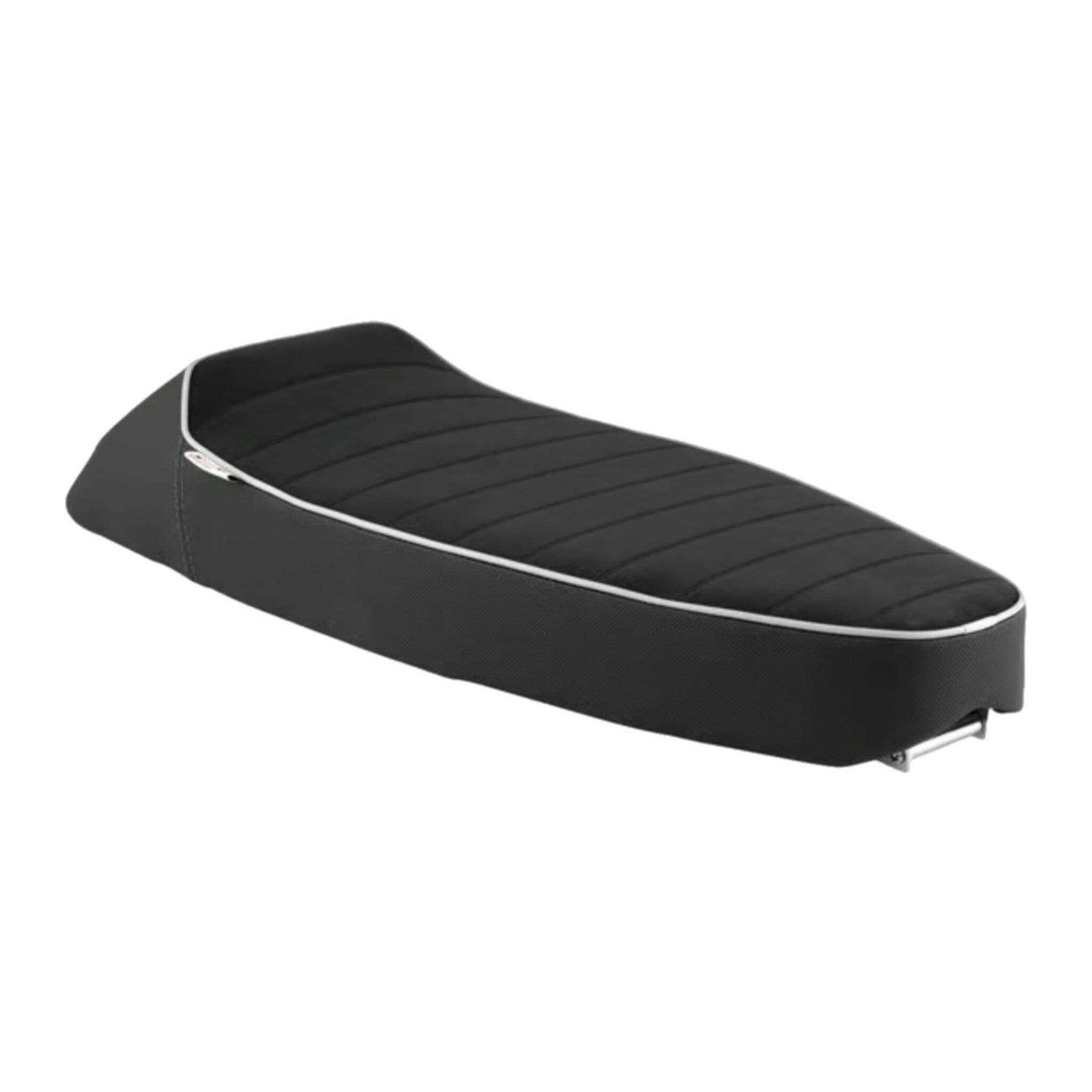 Vespa PX Super Sprint VBA/VBB GT/R 125-200cc NISA Sella Sport Racing Seat - Black / Grey Piping