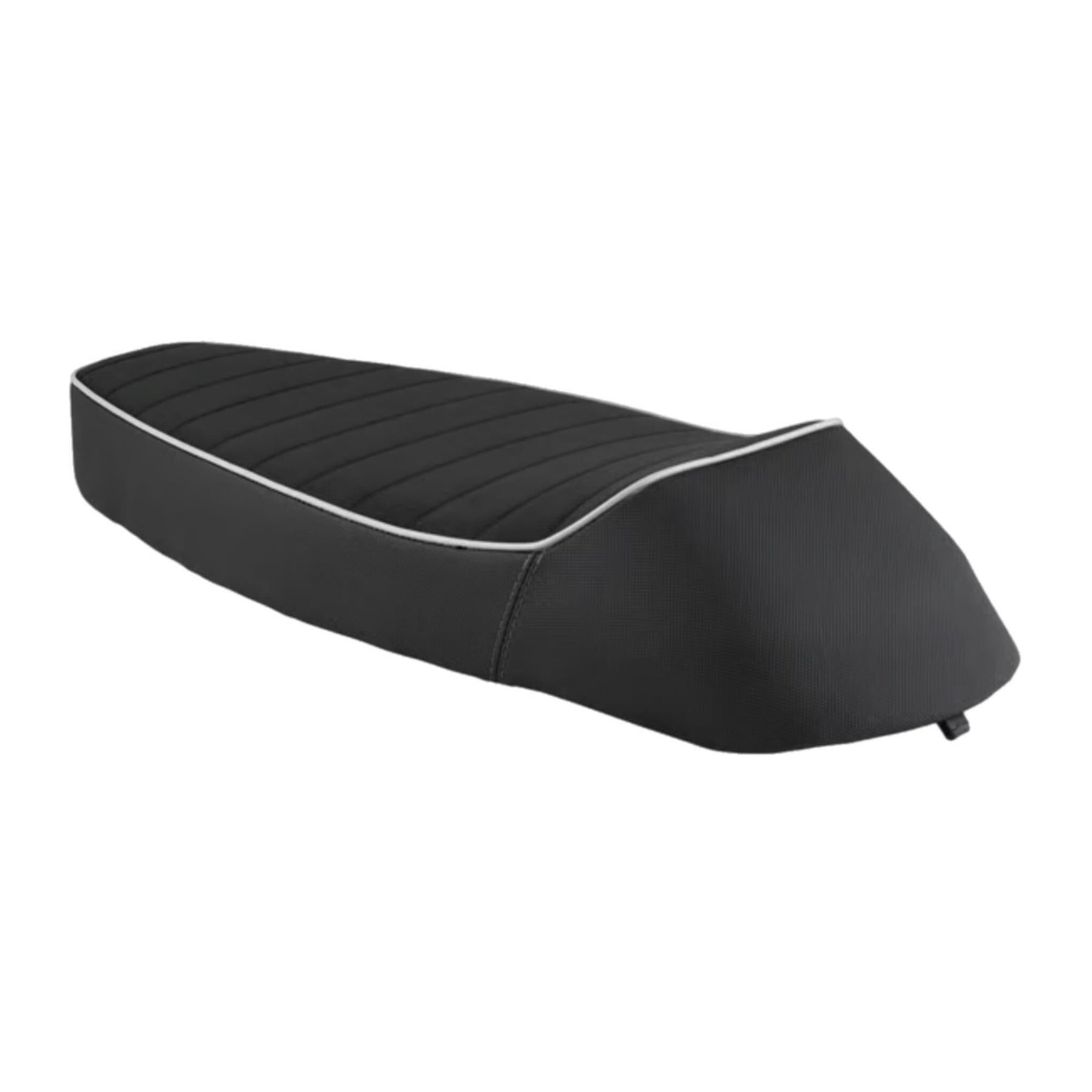 Vespa PX Super Sprint VBA/VBB GT/R 125-200cc NISA Sella Sport Racing Seat - Black / Grey Piping