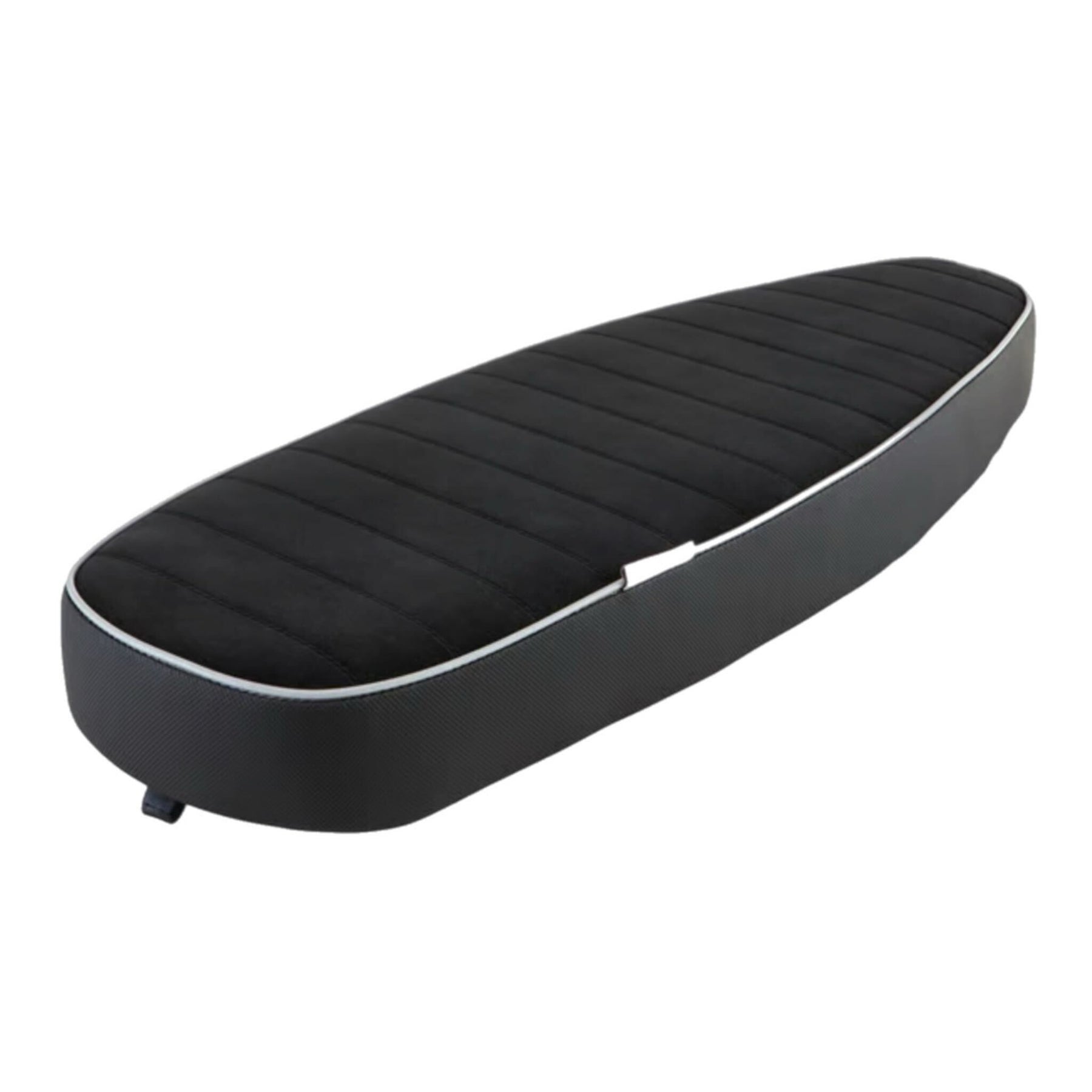 Vespa PX Super Sprint VBA/VBB GT/R 125-200cc NISA Sella Sport Touring Seat - Black / Grey Piping
