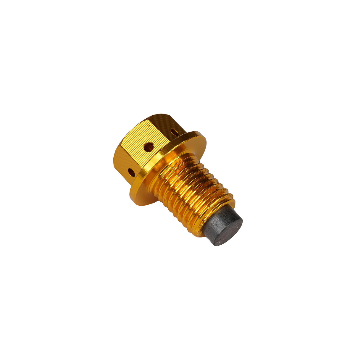 Bike It Magnetic Oil Sump Bolt M12x1.5 Gold Motorcycle MX Service
