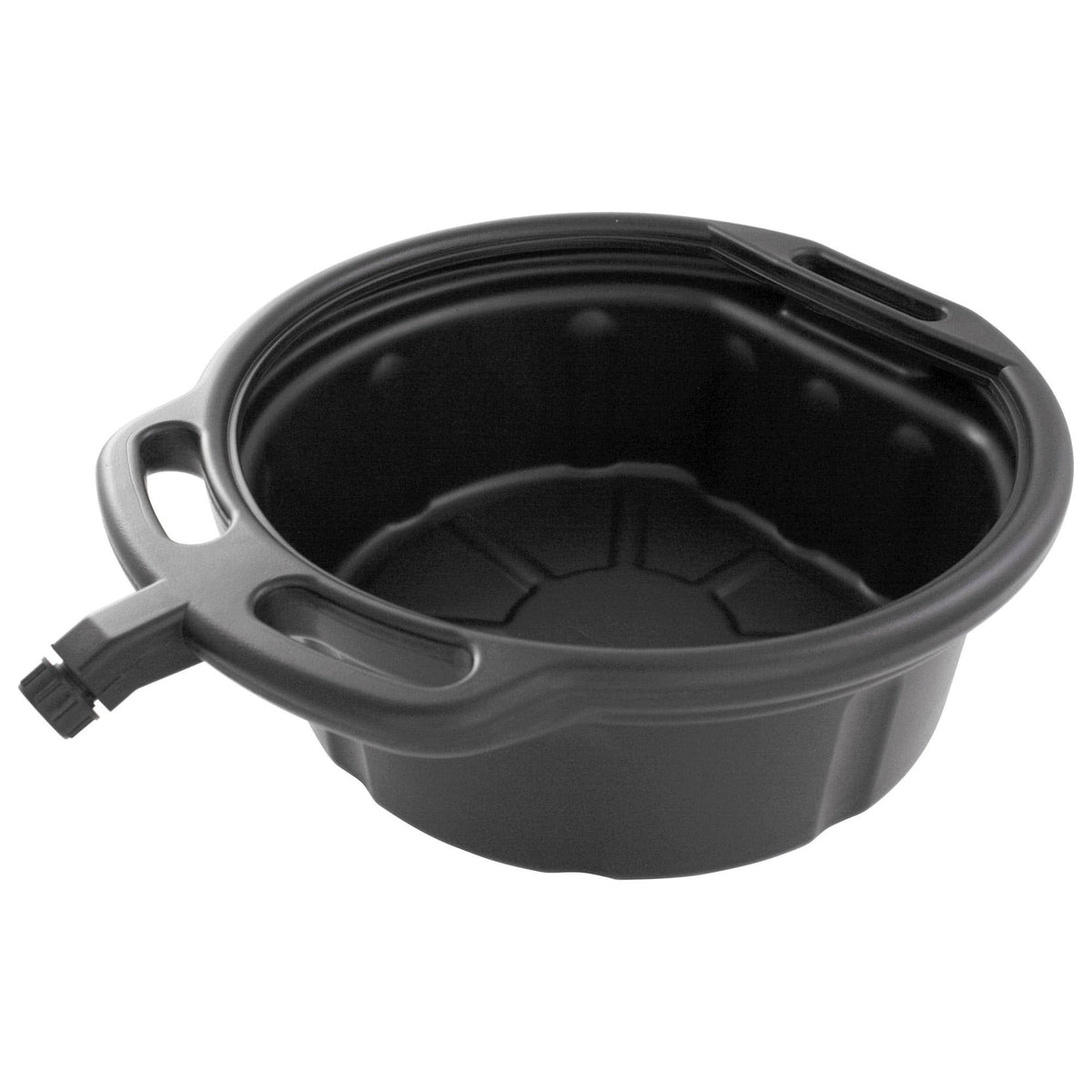 Bike It 16L Oil Drain Pan With Pourer Grip Handles Motorcycle Workshop