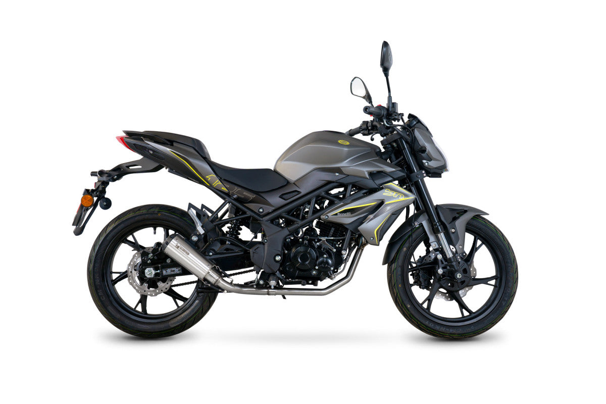 Benelli BN 125 (2021–2024) Scorpion Exhaust Red Power Full System – Brushed Stainless