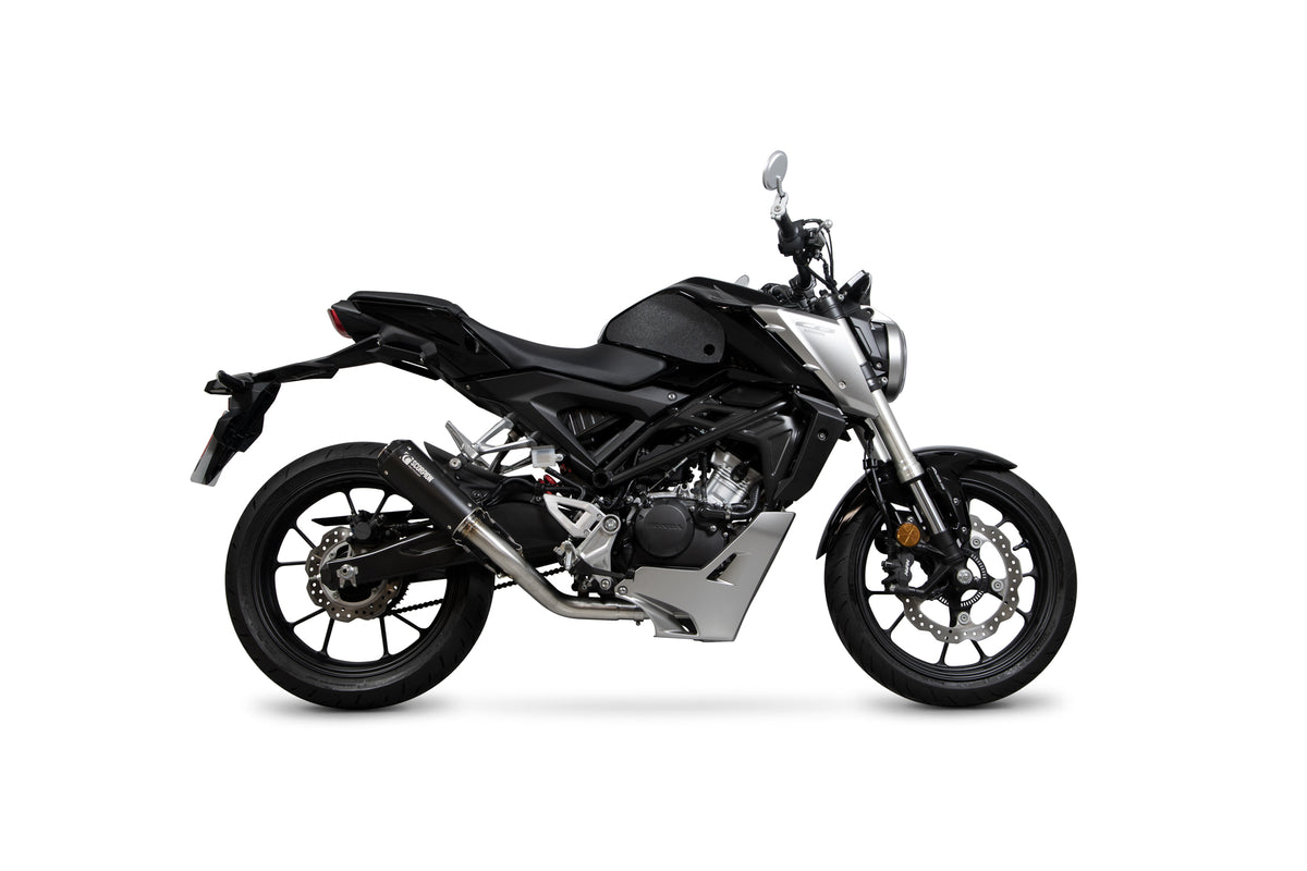 Honda CB 125 R (2018–2020) Scorpion Exhaust Red Power Full System - Black Ceramic