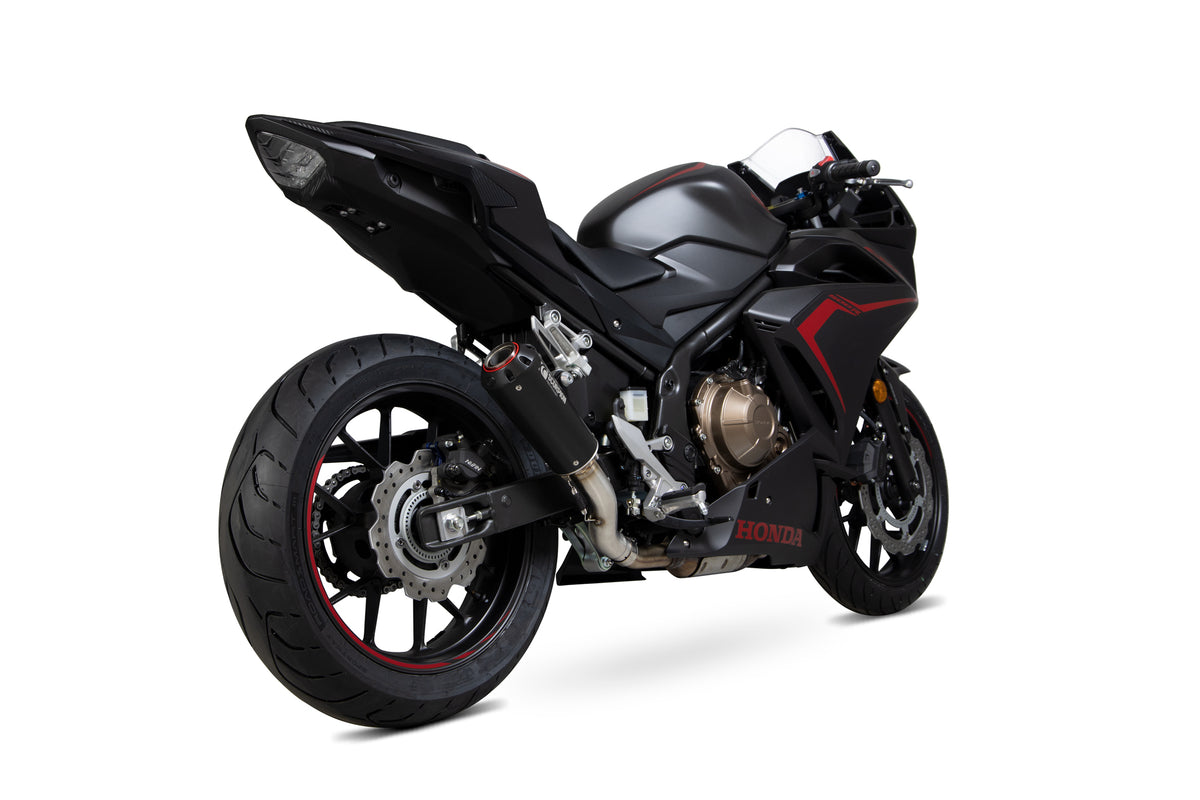 Honda CBR 500 R (2019–2025) Scorpion Exhaust Red Power Slip-on - Black Ceramic