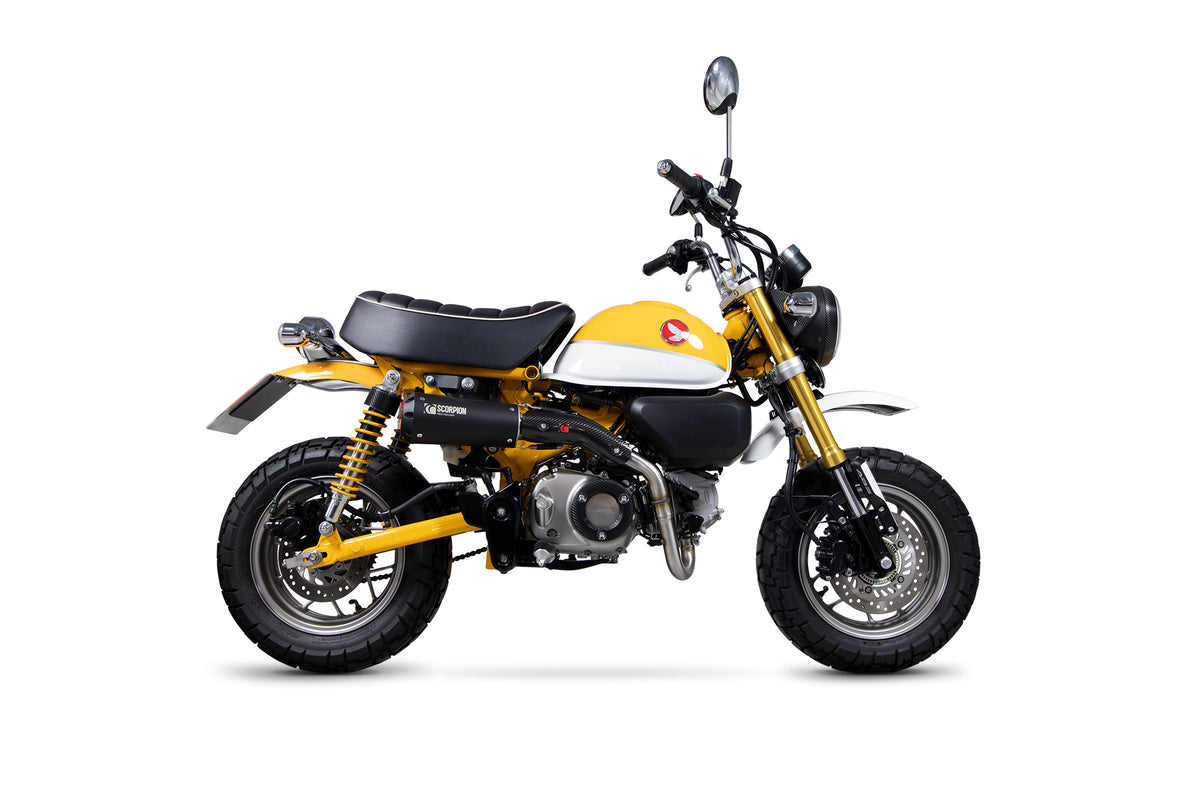 Honda Monkey 125 (2018–2024) Scorpion Exhaust Red Power Full System - Black Ceramic